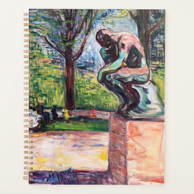 Agenda Edvard Munch - El pensador de Rodin (Anverso)