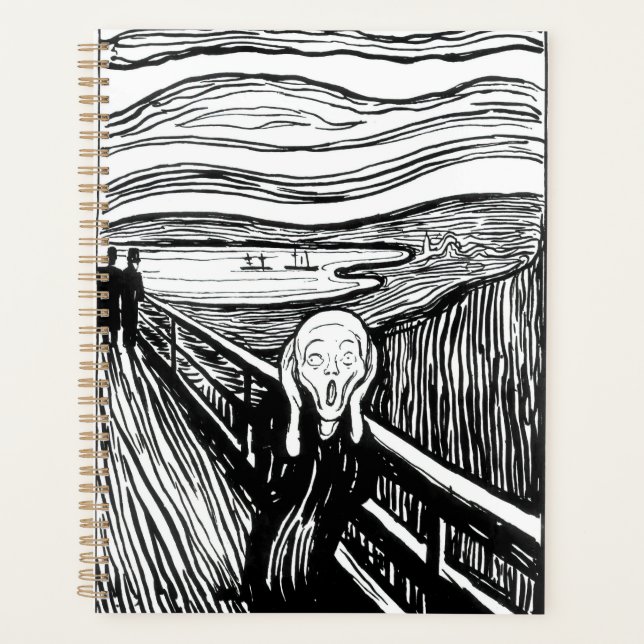 Agenda Edvard Munch - La litografía de la crema (Anverso)