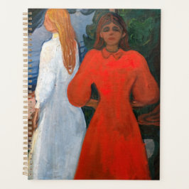 Agenda Edvard Munch - Rojo y Blanco