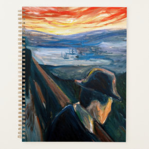 Agenda Edvard Munch - Sick Mood at Sunset, desesperación