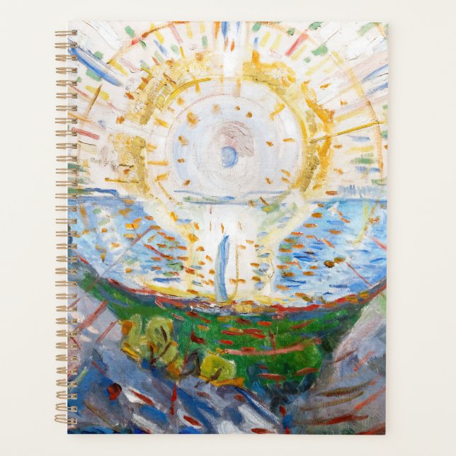 Agenda Edvard Munch - The Sun 1912 (Anverso)