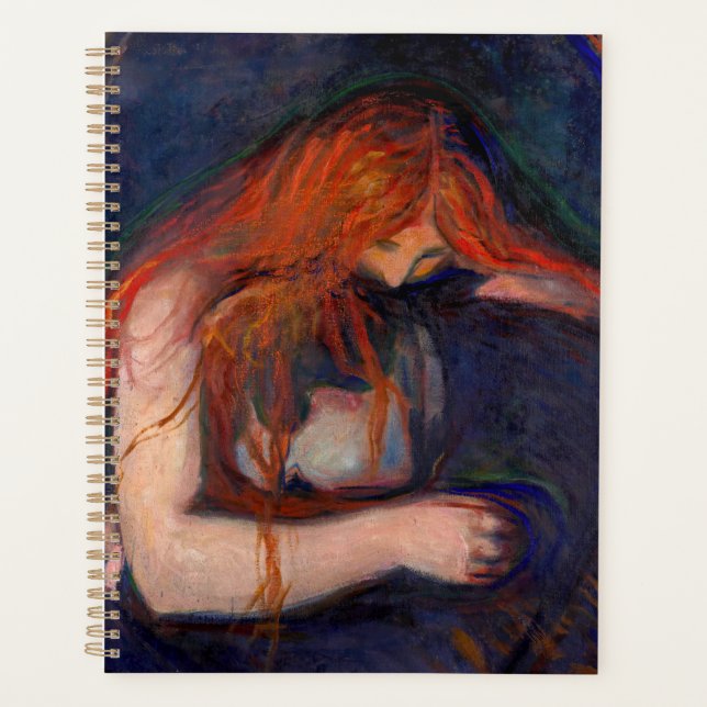 Agenda Edvard Munch - Vampiro / Amor y dolor (Anverso)