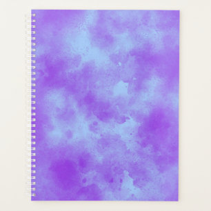 Agenda Efecto de nube de tormenta elegante patrón azul / 