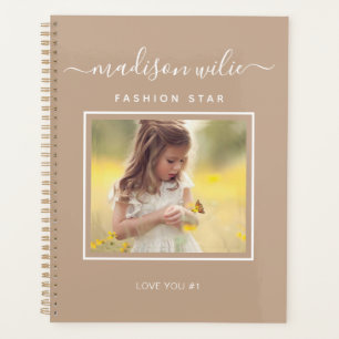 Agenda Efecto fotográfico monograma Personalizado crea tu