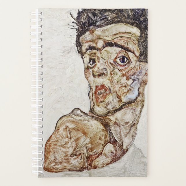 Agenda Egon Schiele - autorretrato (Anverso)