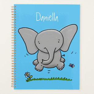 Agenda El adorable y adorable ilustracion de elefantes be