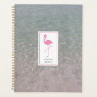 El agua del océano Flamingo rosa personalizado