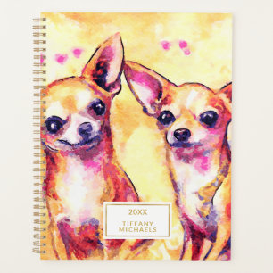 Agenda El amor de los cachorros cute los perros de color 