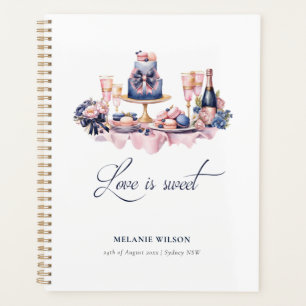 Agenda El amor es dulce Bridal Shower Personalizado