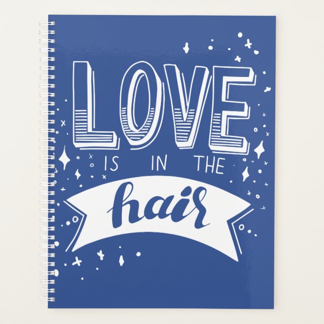 Agenda El Amor Está En El Pelo (Anverso)