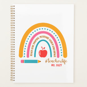 Agenda El arcoiris personalizado del profesor