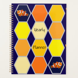 Agenda El arte dibujado a mano de pez globo