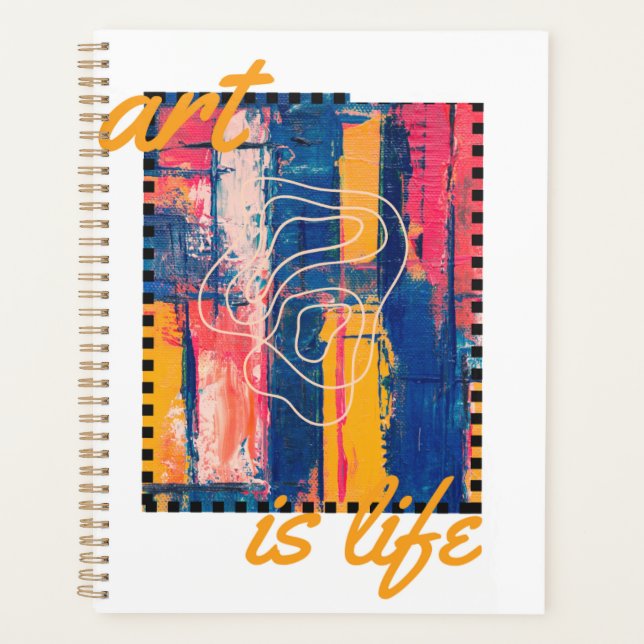Agenda El arte es la vida con estilo Beautiful Planner (Anverso)
