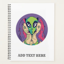 Agenda El arte pop alienígena dentro del Personalizado Ch