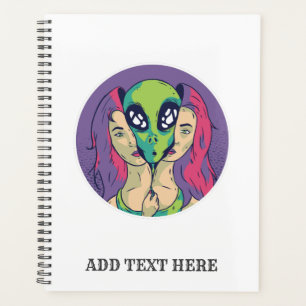 Agenda El arte pop alienígena dentro del Personalizado Ch