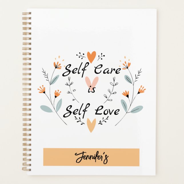 Agenda El auto cuidado es amor propio: abrazarse a sí mis (Anverso)