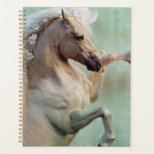 Agenda El caballo de Stallion dorado -