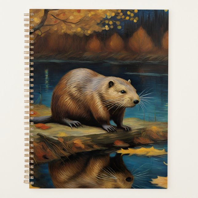 Agenda El castor de noche de Van Gogh (Anverso)