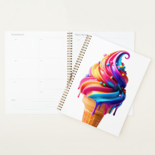 Agenda El clásico cono de helado vibrante de SlipperyJoe'