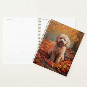 Agenda El Cockapoo en otoño se inspira en las hojas