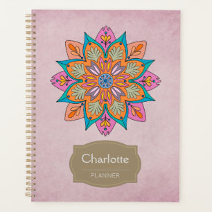 Agenda El colorido círculo de la India: Un Mandala decora
