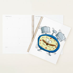 Agenda El curioso reloj de alarma de Personalizado Quirky