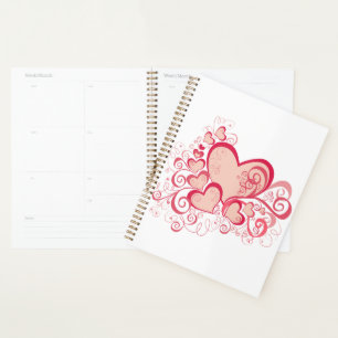Agenda El día de San Valentín Planner