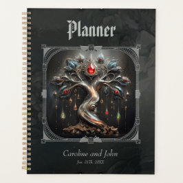 Agenda El diseño del Árbol de la Vida Art Déco.