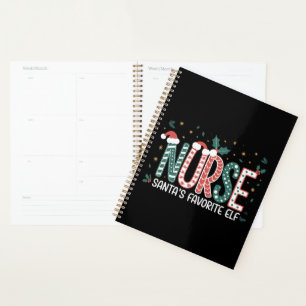 Agenda El Duende Favorito de Santa Enfermera Navidad Insp