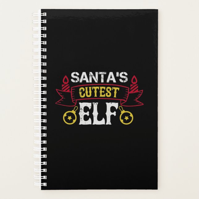 Agenda El elfo más bonito de Santa (Anverso)