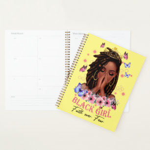 Agenda El Empoderado Chica Negro Planner Sin Fechas