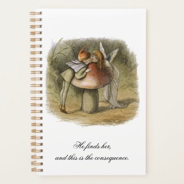 Agenda Él Encuentra A Su Romántico El día de San Valentín (Anverso)