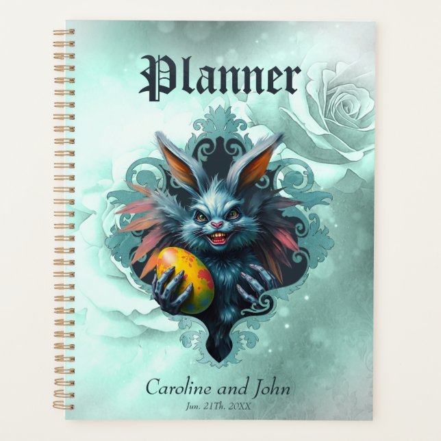 Agenda El espeluznante conejo de Pascua, (Anverso)