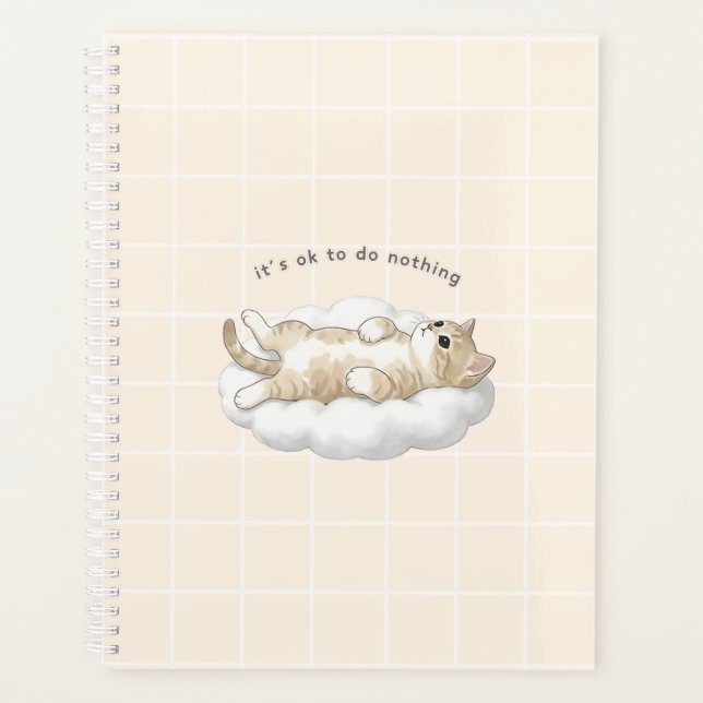 Agenda El Gato que No Hace Nada (Anverso)
