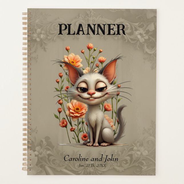 Agenda El gato travieso  (Anverso)
