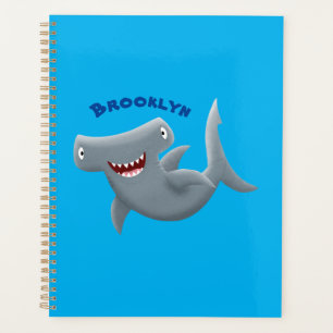 Agenda El gracioso tiburón martillo personalizado
