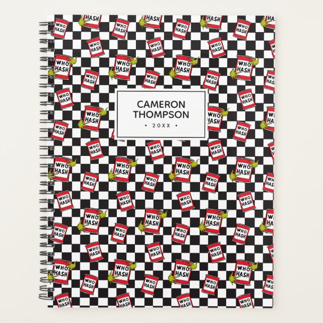 Agenda El Grinch | Patrón de Hash (Anverso)