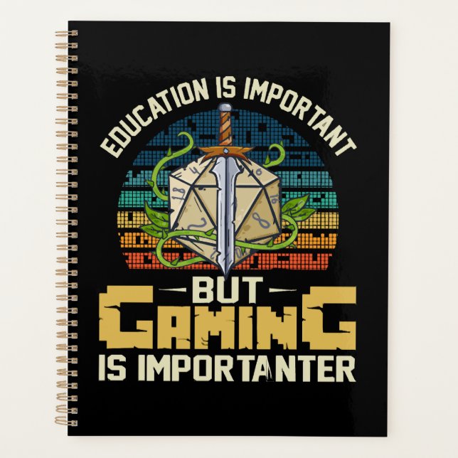 Agenda el juego rpg es importante (Anverso)