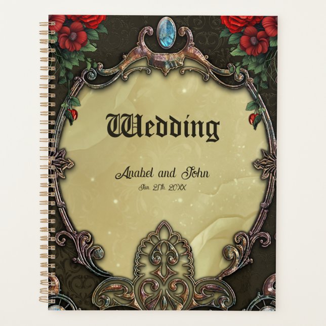 Agenda El marco ostenta un diseño opulento (Anverso)