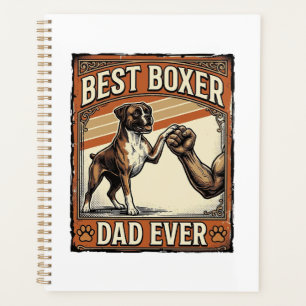 Agenda El Mejor Papá Boxer de Todos los Tiempos Vintage P