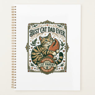 Agenda El Mejor Papá de Gatos del Mundo Mamá Papá Padre V