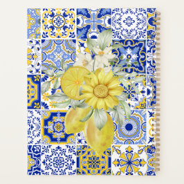 Agenda El mosaico florece en azul y amarillo