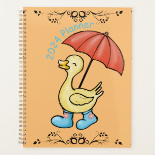 Agenda El pato de 2024 en los boots de lluvia