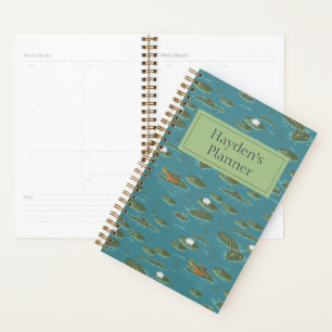 Agenda El patrón de agua del lagarto blanco Lotus