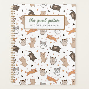 Agenda El patrón de gatos adorables para el gol
