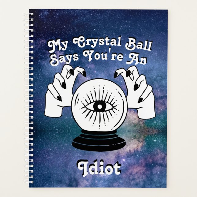 Agenda El personalizado My Crystal Ball Dice... (Anverso)