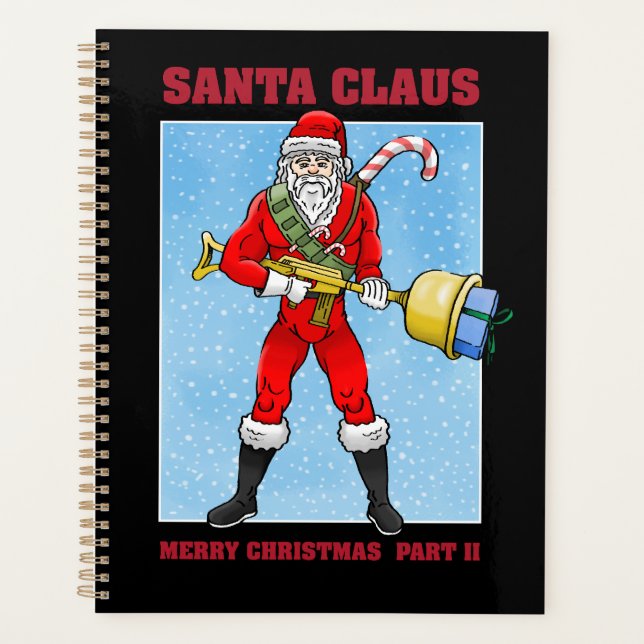 Agenda El Santa Acción está listo para Navidad (Anverso)