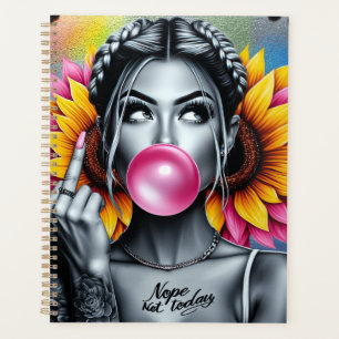 Agenda El sarcasmo es mi lenguaje de amor, mujer fresca,