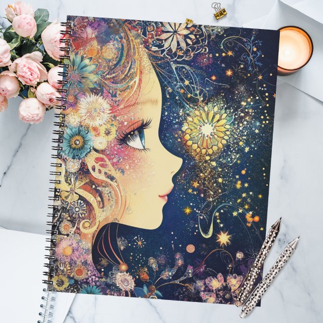 Agenda El Soñador Cósmico (Whimsical celestial planner)