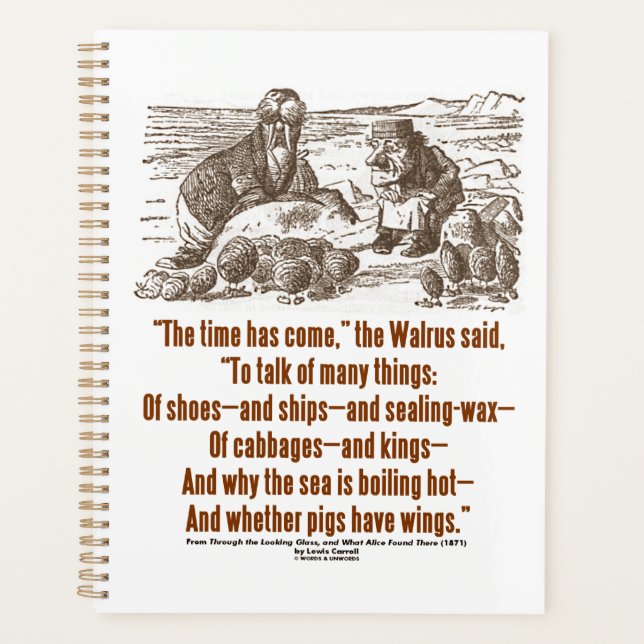 Agenda El Tiempo De La Tierra De Las Maravillas Ha Llegad (Anverso)